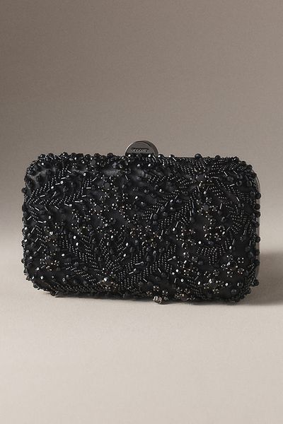 Olga Berg Solange Beaded Clutch