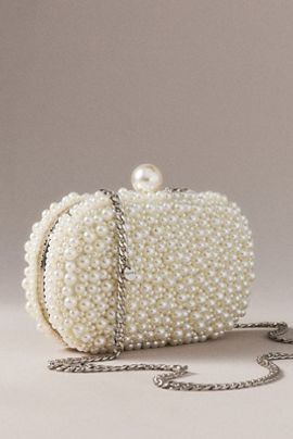 Olga Berg Valentina Pearl Clutch