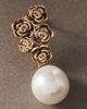 Olive & Piper Alessandra Rosette Pearl Drop Earrings - 2