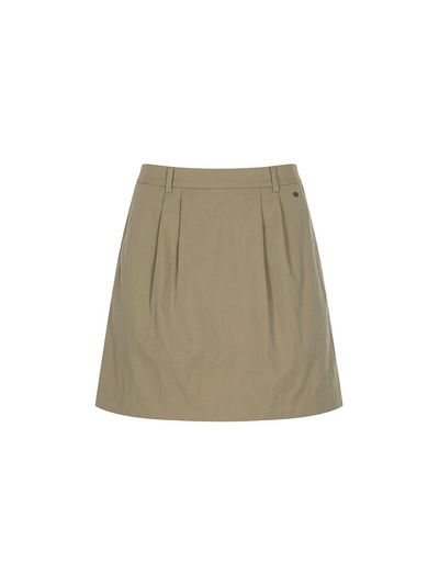 OLIVE DES OLIVE Chin-detail A-line Mini Skirt (OW5MS4480)
