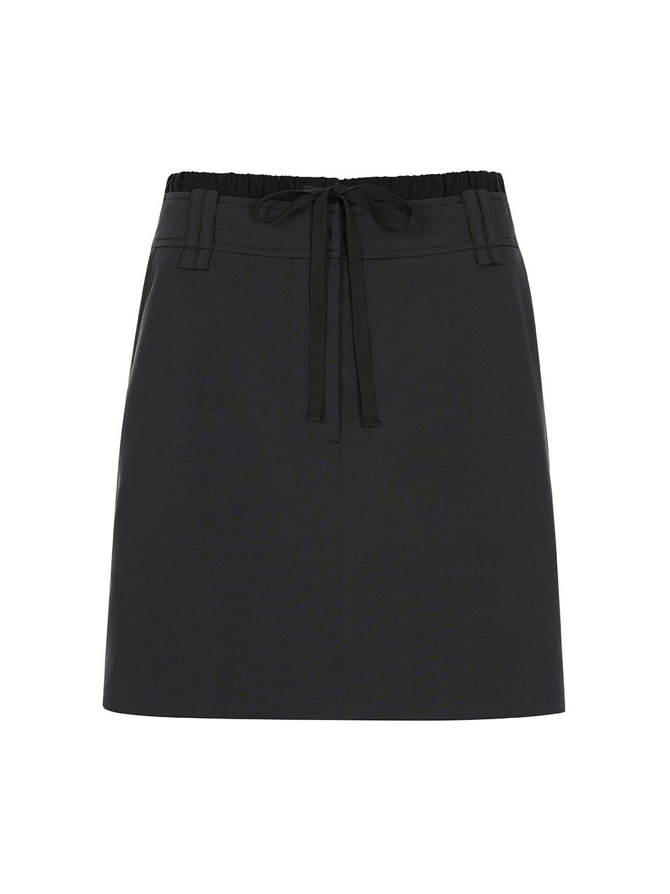 OLIVE DES OLIVE Contrast String Mini Skirt OW4MS4730