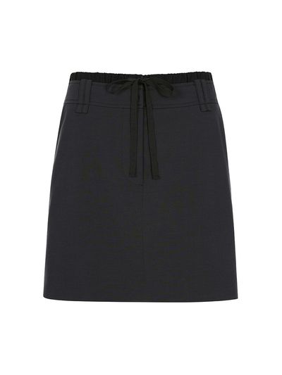 OLIVE DES OLIVE Contrast String Mini Skirt OW4MS4730