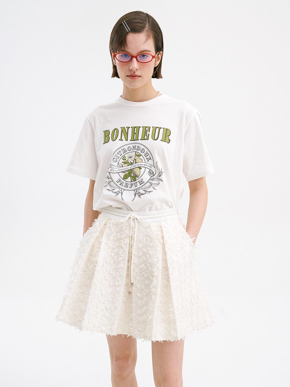 OLIVE DES OLIVE Decorative String Pleated Skirt OW4MS4150