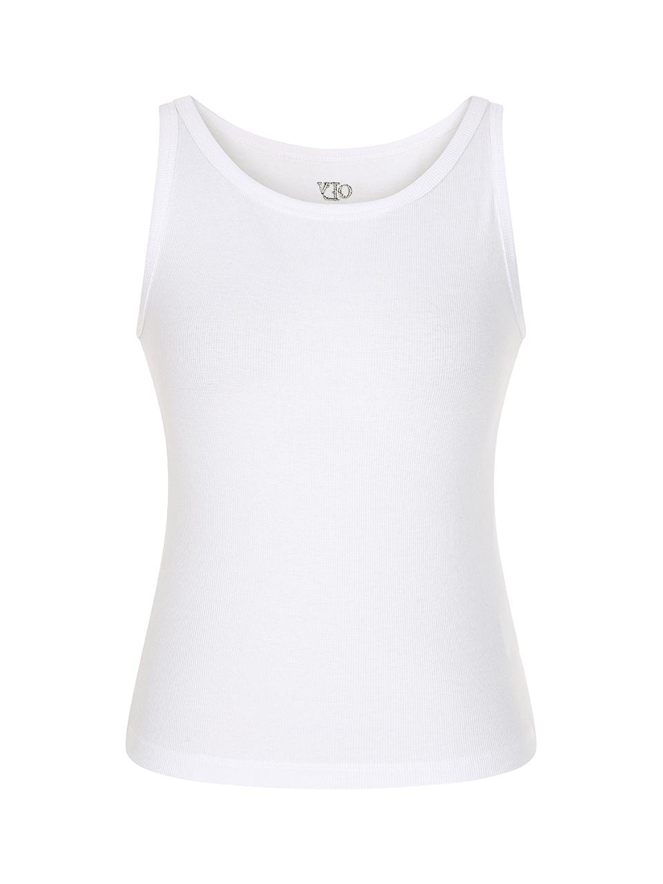 OLIVE DES OLIVE Embroidered Sleeveless Top OH4XE1920