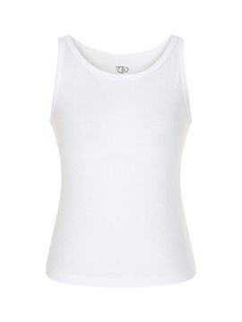 OLIVE DES OLIVE Embroidered Sleeveless Top OH4XE1920