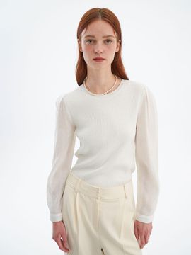 OLIVE DES OLIVE Knit Blouse OK4SP1600
