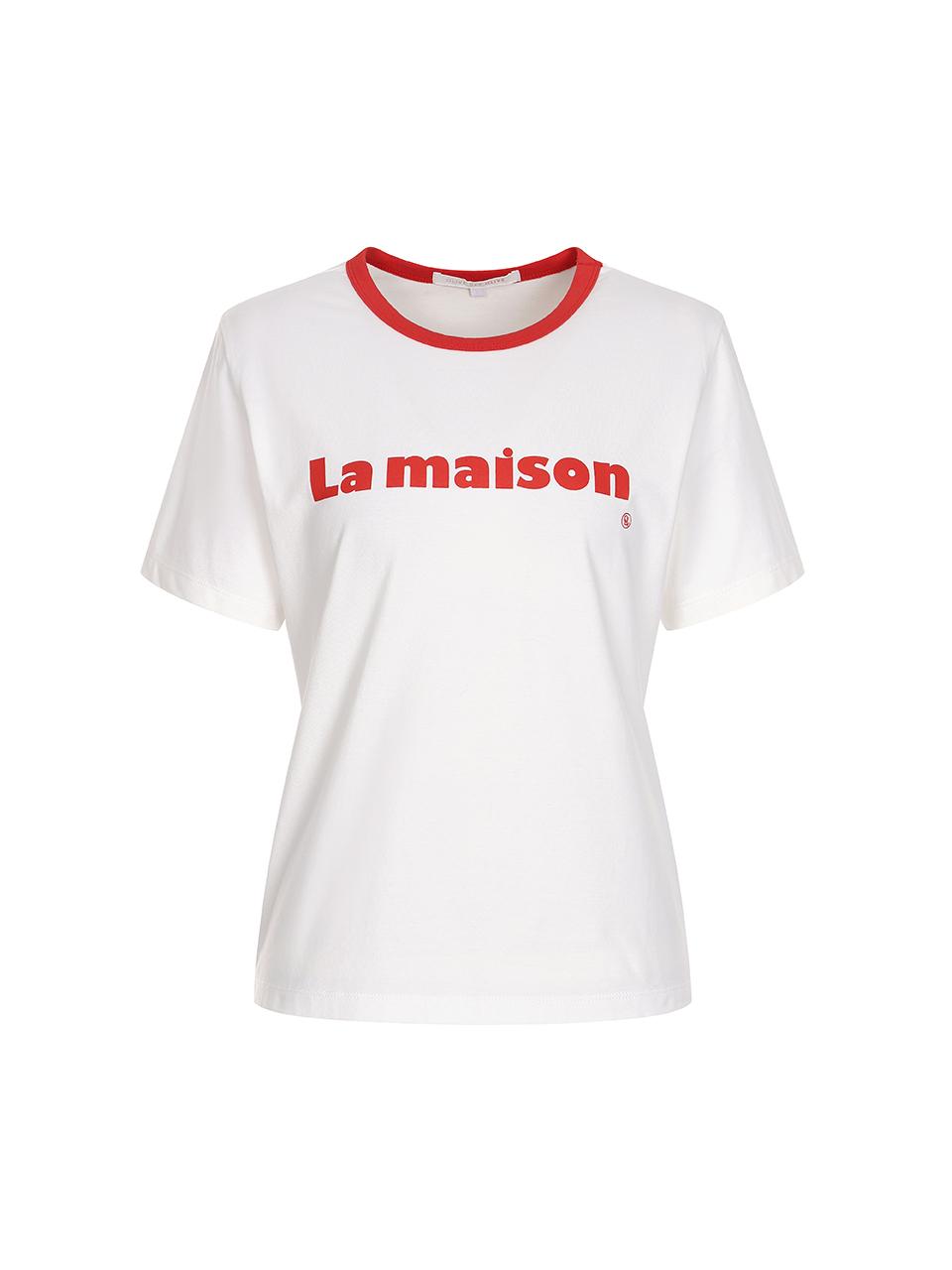 OLIVE DES OLIVE La Maison Basic Half Sleeve T-shirt