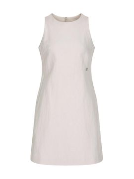 OLIVE DES OLIVE Minimal Sleeveless Linen Blend Dress - 2colors