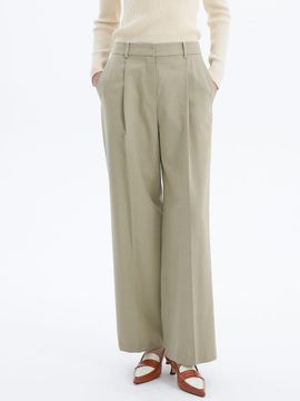 OLIVE DES OLIVE One-tuck Straight Fit Pants OW4SL2540