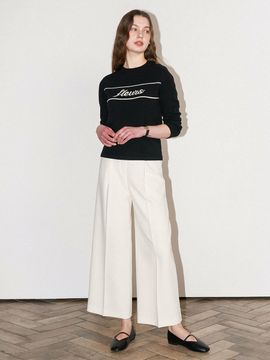 OLIVE DES OLIVE One-tuck Wide Pants OW3SL1550
