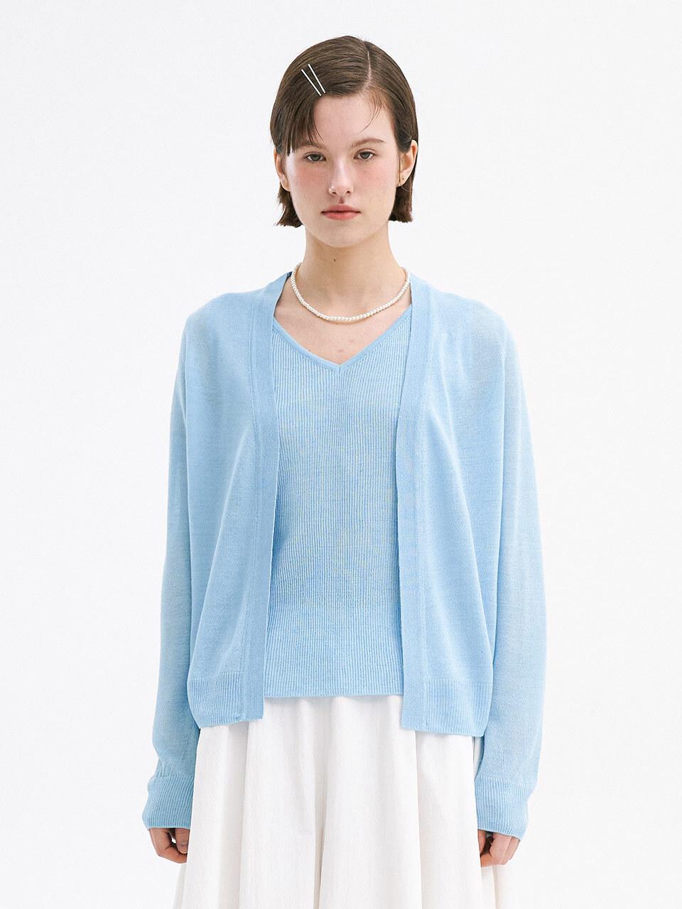 OLIVE DES OLIVE Open Knit Cardigan