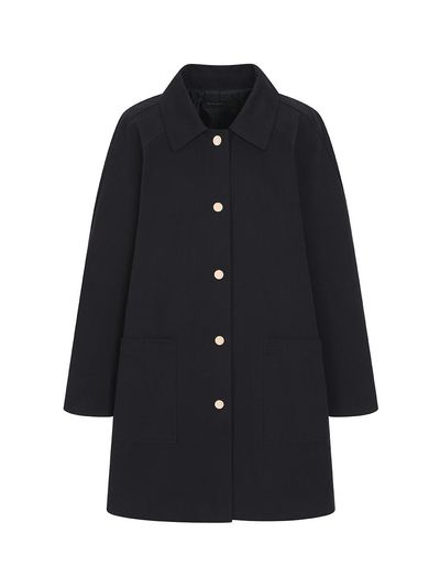 OLIVE DES OLIVE Single Half Trench Coat (OH5XR1830)