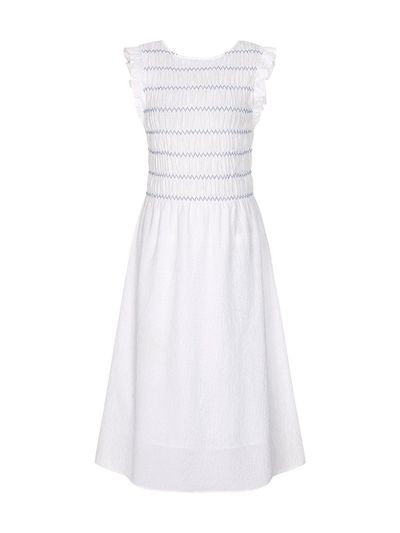 OLIVE DES OLIVE Smoked Plaid Sleeveless Dress - 2colors