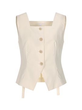 OLIVE DES OLIVE Square Neck Vest - 2colors