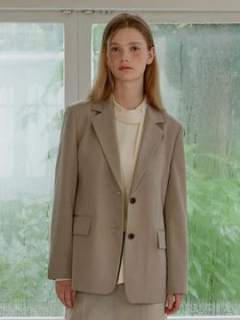 OLIVE DES OLIVE Tailored Collar Single Jacket OW4AJ8000