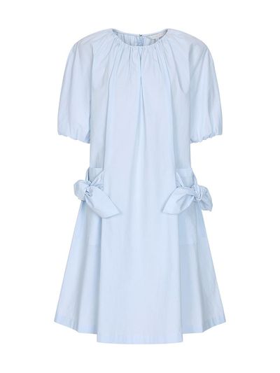 OLIVE DES OLIVE Tunic Ribbon Pocket Midi Dress - 2colors