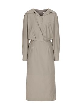 OLIVE DES OLIVE Two-in-one shirt-type dress OW4AO8100