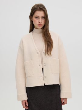 OLIVE DES OLIVE wool blend knit cardigan OK4WD9050