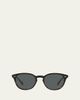 Oliver Peoples Desmon Round Acetate Sunglasses - 1