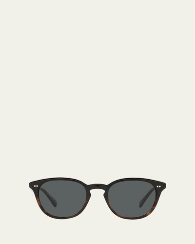Oliver Peoples Desmon Round Acetate Sunglasses