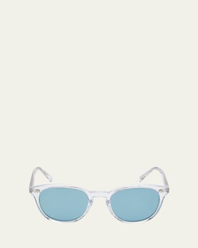 Oliver Peoples Desmon Round Polarized Acetate Sunglasses