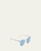 Oliver Peoples Desmon Round Polarized Acetate Sunglasses - 2