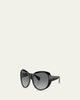 Oliver Peoples Maridan Gradient Acetate & Plastic Round Sunglasses - 2