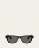 Oliver Peoples Men's Birell Sun Acetate Rectangle Sunglasses - 1