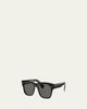 Oliver Peoples Men's Birell Sun Acetate Rectangle Sunglasses - 2