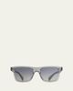Oliver Peoples Men's Casian Gradient-Lens Rectangle Sunglasses - 1