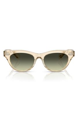 Oliver Peoples Oliver Peoples Avelin 52mm Gradient Square Sunglasses