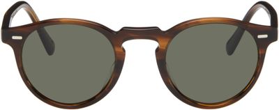 Oliver Peoples Oliver Peoples Brown Gregory Peck Sunglasses