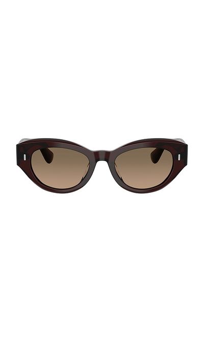 Oliver Peoples Oliver Peoples Lerrue Oval Sunglasses