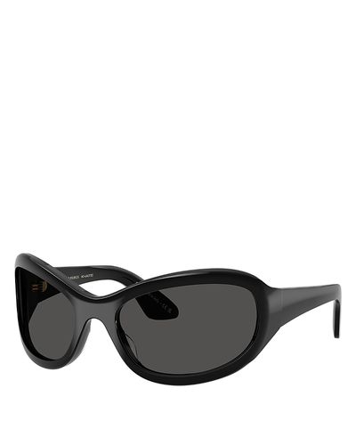 Oliver Peoples Oliver Peoples Oval Sunglasses, 64mm
