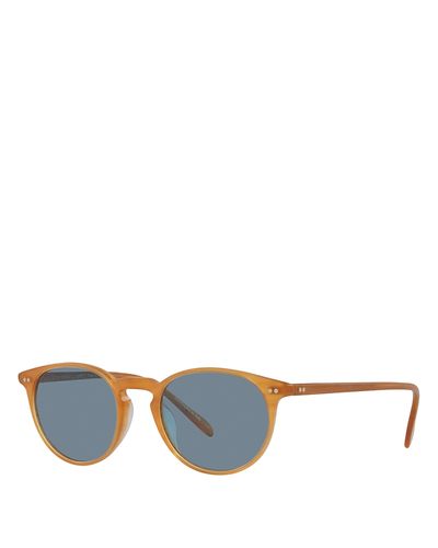 Oliver Peoples Oliver Peoples Riley Round Sunglasses, 49mm