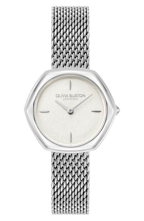 Olivia Burton Olivia Burton Charing Mesh Strap Watch, 28.5mm