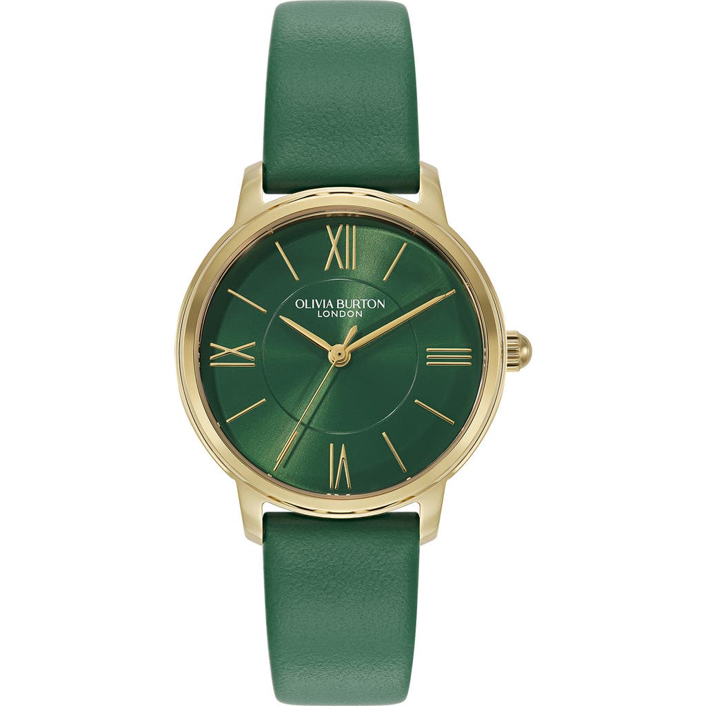 Olivia Burton Olivia Burton Westbourne Leather Strap Watch, 30mm