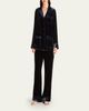 Olivia von Halle Coco Silk-Viscose Velvet Pajama Set - 2