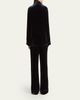 Olivia von Halle Coco Silk-Viscose Velvet Pajama Set - 3