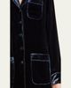 Olivia von Halle Coco Silk-Viscose Velvet Pajama Set - 4