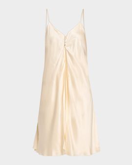 Olivia von Halle Luxury Silk Cami Tunic and Pants Lounge Set