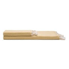 Oliviera Home Oliviera Home Herringbone Turkish Cotton Bath and Hand Towel - Set