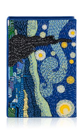 Olympia Le-Tan Olympia LeTan The Starry Night Velvet Clutch