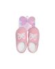Omg Accessories Omg Accessories Girls' Bow Pearl Plush Slippers - 1