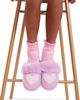 Omg Accessories Omg Accessories Girls' Heart Faux Pearl Faux Fur Plush Slippers - 2