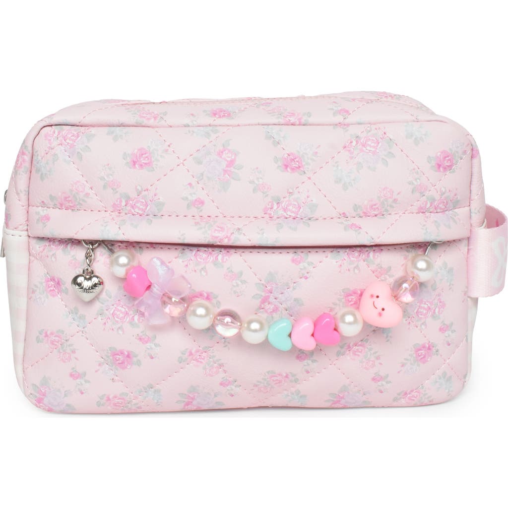 OMG Accessories OMG Accessories Kids' Floral Quilted Cosmetic Bag