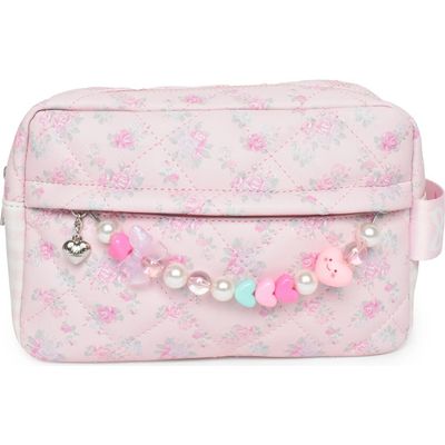 OMG Accessories OMG Accessories Kids' Floral Quilted Cosmetic Bag