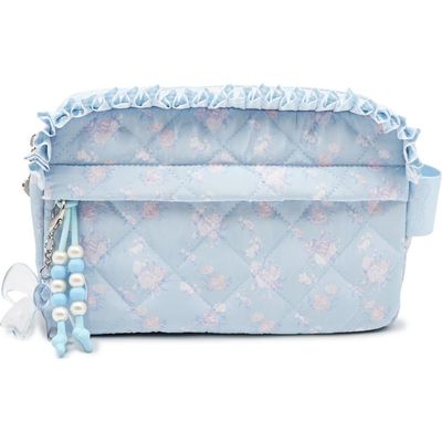 OMG Accessories OMG Accessories Kids' Floral Ruffle Cosmetic Pouch