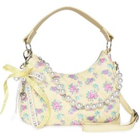 OMG Accessories OMG Accessories Kids' Mini Floral Quilted Hobo Crossbody