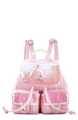 OMG Accessories OMG Accessories Kids' Mini Heart Sequin Backpack